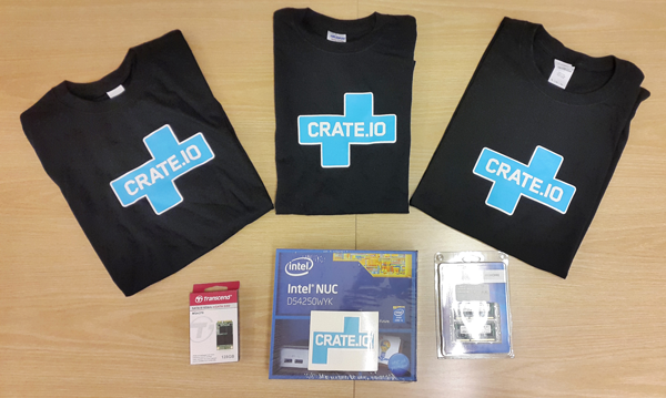 Prize for best Crate Project